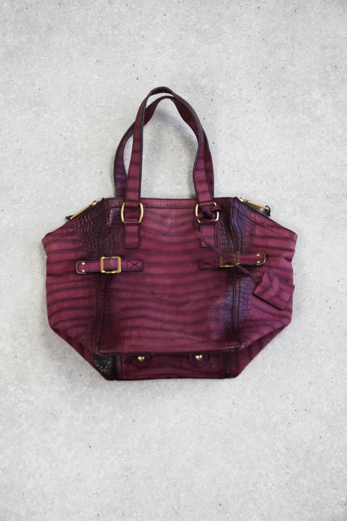 Yves saint laurent hot sale burgundy bag